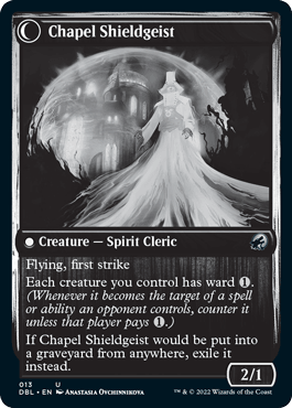 Chaplain of Alms // Chapel Shieldgeist [Innistrad: Double Feature] - La Boîte Mystère ( The Mystery Box)