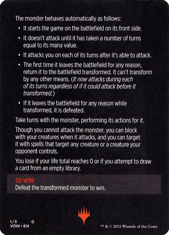 Monster of The Week (Magic Minigame) [Innistrad: Crimson Vow Minigame] - La Boîte Mystère ( The Mystery Box)