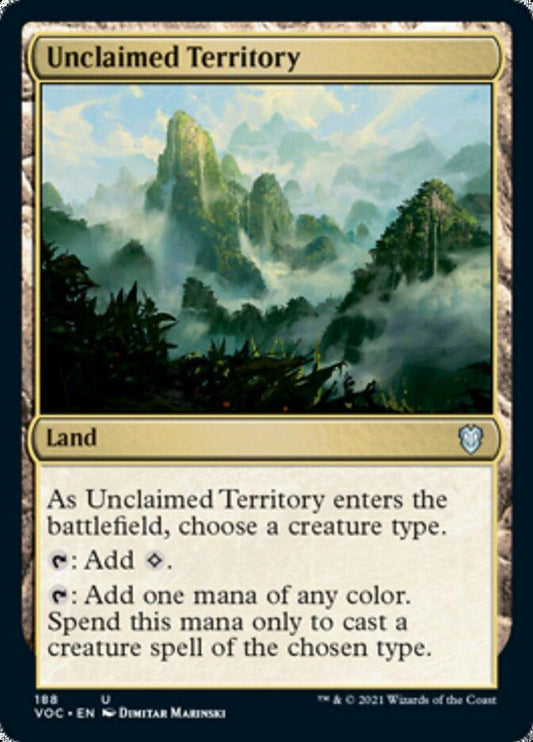 Unclaimed Territory [Innistrad: Crimson Vow Commander] - La Boîte Mystère ( The Mystery Box)