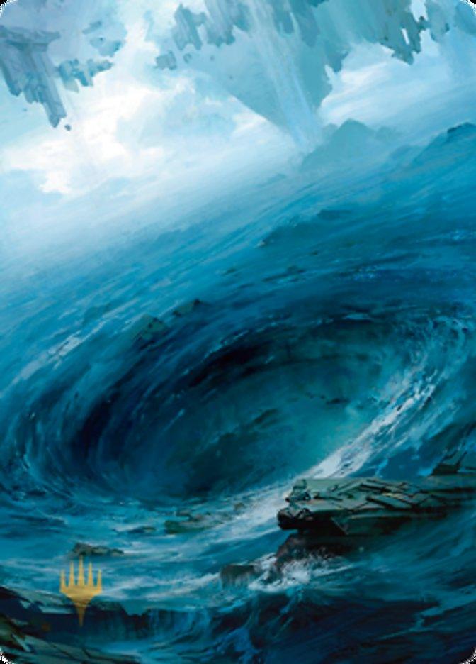 Island 3 Art Card (Gold-Stamped Signature) [Zendikar Rising Art Series] - La Boîte Mystère ( The Mystery Box)