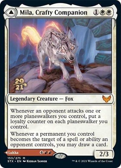 Mila, Crafty Companion // Lukka, Wayward Bonder [Strixhaven: School of Mages Prerelease Promos] - La Boîte Mystère ( The Mystery Box)