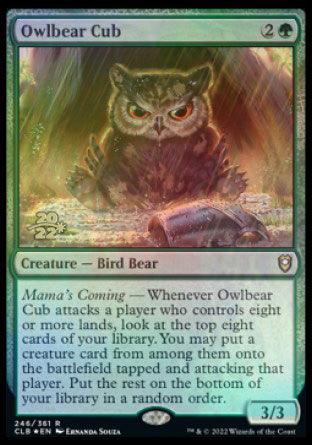 Owlbear Cub [Commander Legends: Battle for Baldur's Gate Prerelease Promos] - La Boîte Mystère ( The Mystery Box)