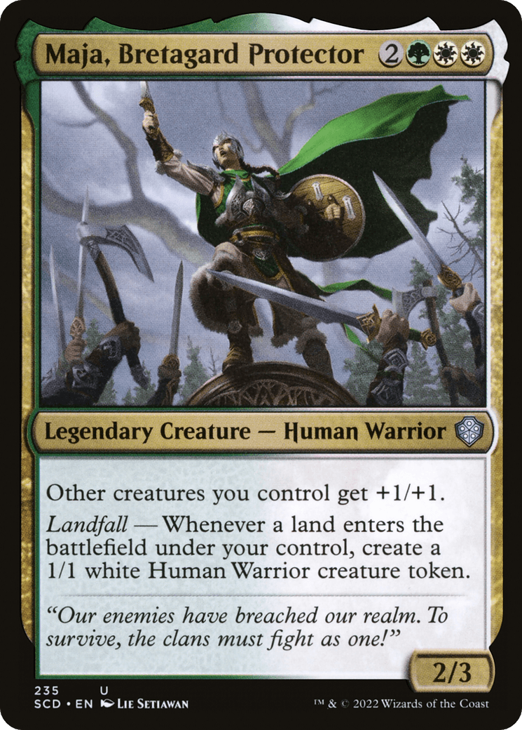 Maja, Bretagard Protector [Starter Commander Decks] - La Boîte Mystère ( The Mystery Box)