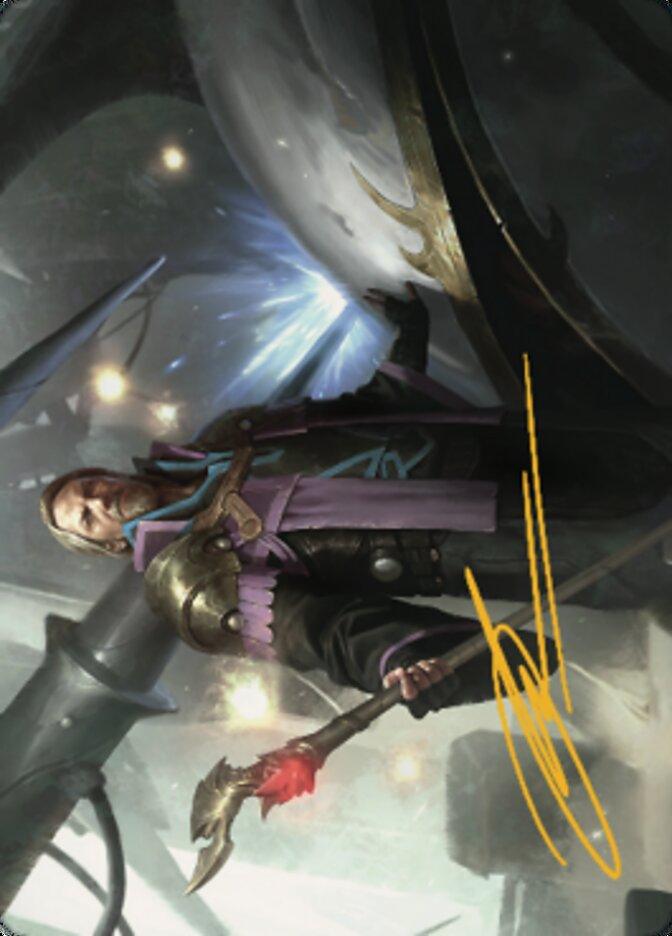 Urza, Prince of Kroog Art Card (Gold-Stamped Signature) [The Brothers' War Art Series] - La Boîte Mystère ( The Mystery Box)