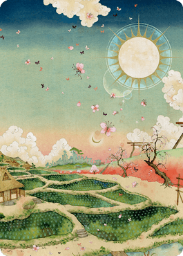 Plains 1 Art Card [Kamigawa: Neon Dynasty Art Series] - La Boîte Mystère ( The Mystery Box)