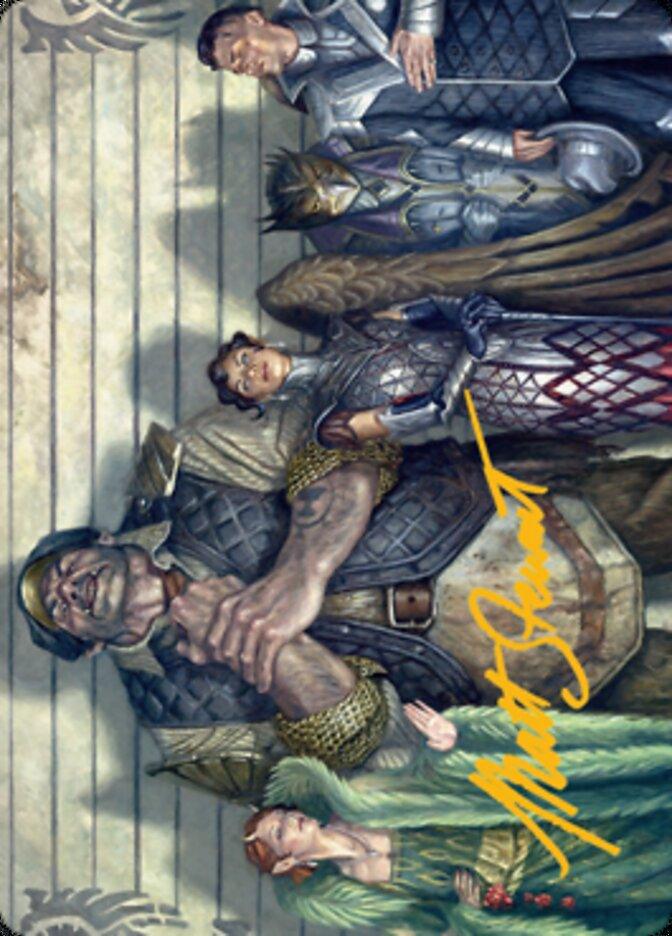 Rogues' Gallery Art Card (Gold-Stamped Signature) [Streets of New Capenna Art Series] - La Boîte Mystère ( The Mystery Box)