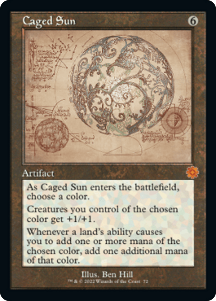 Caged Sun (Retro Schematic) [The Brothers' War Retro Artifacts] - La Boîte Mystère ( The Mystery Box)