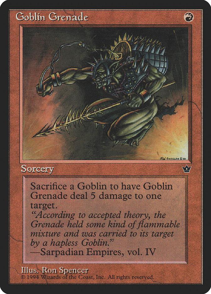 Goblin Grenade (Ron Spencer) [Fallen Empires] - La Boîte Mystère ( The Mystery Box)