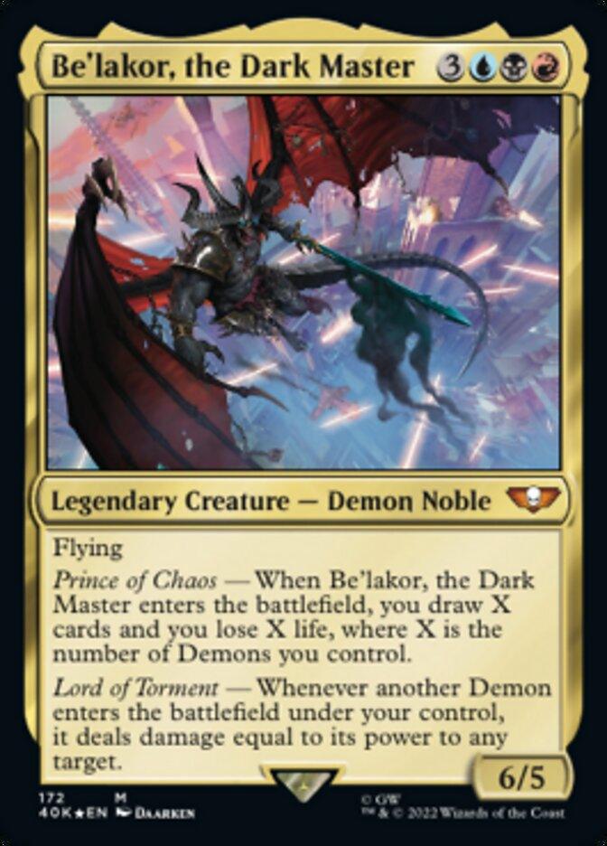 Be'lakor, the Dark Master [Universes Beyond: Warhammer 40,000] - La Boîte Mystère ( The Mystery Box)