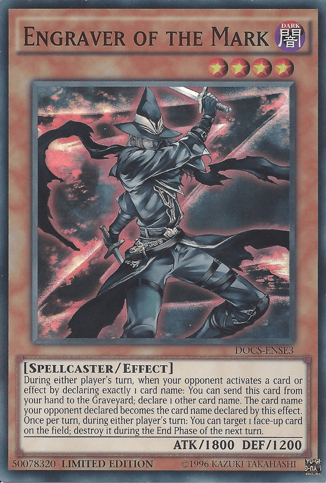 Engraver of the Mark [DOCS-ENSE3] Super Rare - La Boîte Mystère ( The Mystery Box)