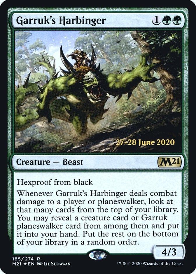 Garruk's Harbinger [Core Set 2021 Prerelease Promos] - La Boîte Mystère ( The Mystery Box)
