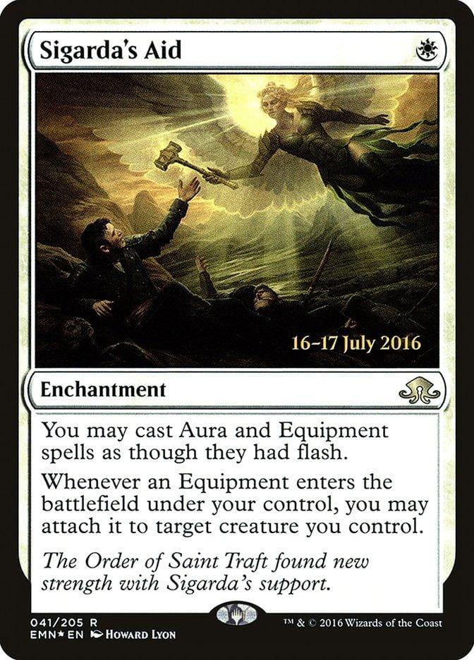 Magic: The Gathering MTG Single Sigarda's Aid  [Eldritch Moon Prerelease Promos]