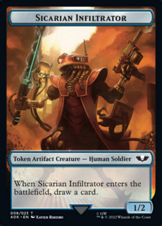 Soldier (003) // Sicarian Infiltrator Double-sided Token [Universes Beyond: Warhammer 40,000 Tokens] - La Boîte Mystère ( The Mystery Box)