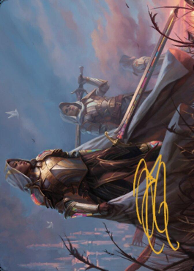 Danitha, Benalia's Hope Art Card (Gold-Stamped Signature) [Dominaria United Art Series] - La Boîte Mystère ( The Mystery Box)