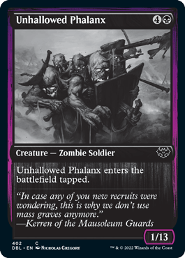 Unhallowed Phalanx [Innistrad: Double Feature] - La Boîte Mystère ( The Mystery Box)