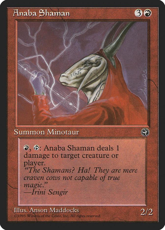 Anaba Shaman (Irini Sengir Flavor Text) [Homelands] - La Boîte Mystère ( The Mystery Box)