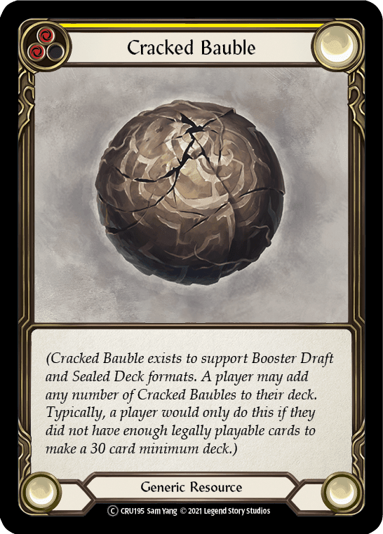 Cracked Bauble [U-CRU195-RF] Unlimited Rainbow Foil - La Boîte Mystère ( The Mystery Box)