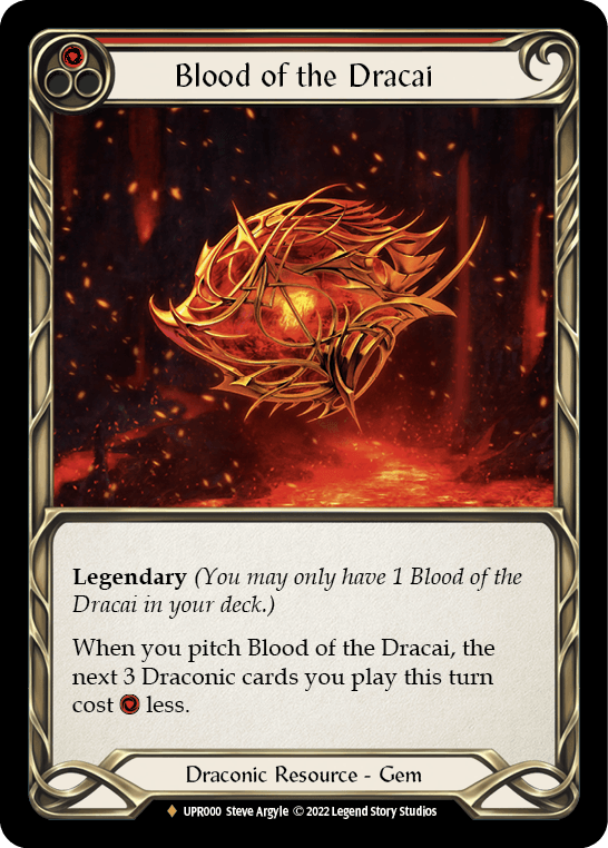 Blood of the Dracai [UPR000] (Uprising) Cold Foil - La Boîte Mystère ( The Mystery Box)