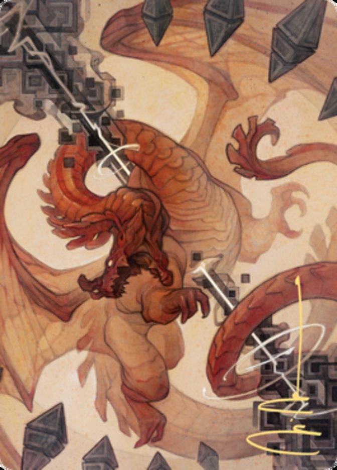 Soul Shatter Art Card (Gold-Stamped Signature) [Zendikar Rising Art Series] - La Boîte Mystère ( The Mystery Box)