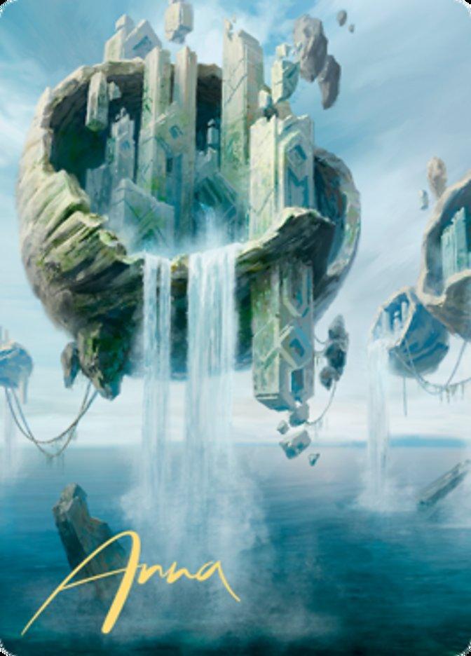 Island 2 Art Card (Gold-Stamped Signature) [Zendikar Rising Art Series] - La Boîte Mystère ( The Mystery Box)