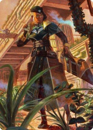 Vivien on the Hunt Art Card [Streets of New Capenna Art Series] - La Boîte Mystère ( The Mystery Box)