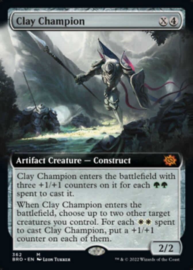 Clay Champion (Extended Art) [The Brothers' War] - La Boîte Mystère ( The Mystery Box)