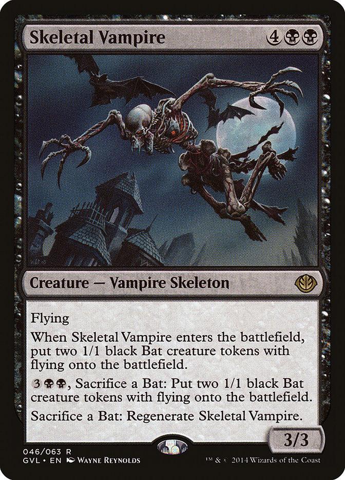 Skeletal Vampire (Garruk vs. Liliana) [Duel Decks Anthology] - La Boîte Mystère ( The Mystery Box)