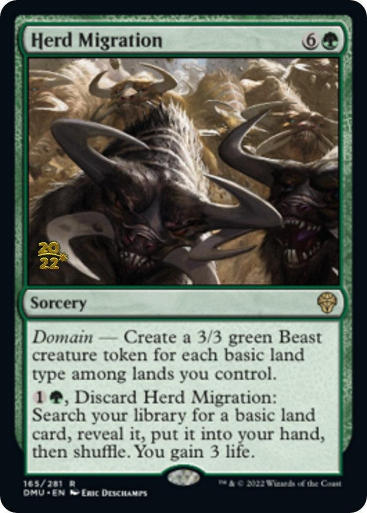 Herd Migration [Dominaria United Prerelease Promos] - La Boîte Mystère ( The Mystery Box)
