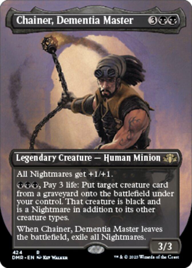 Chainer, Dementia Master (Borderless Alternate Art) [Dominaria Remastered] - La Boîte Mystère ( The Mystery Box)