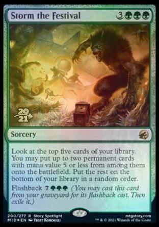 Storm the Festival [Innistrad: Midnight Hunt Prerelease Promos] - La Boîte Mystère ( The Mystery Box)