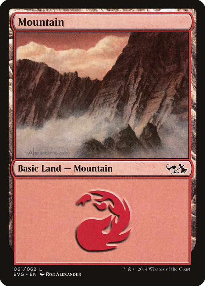 Mountain (61) (Elves vs. Goblins) [Duel Decks Anthology] - La Boîte Mystère ( The Mystery Box)