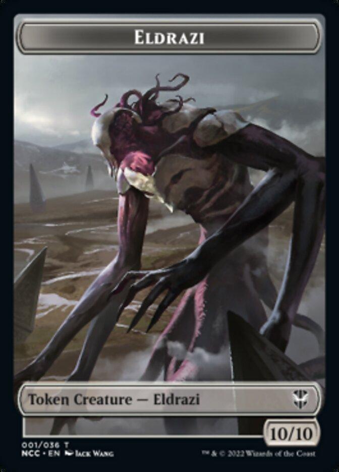 Eldrazi // Human Soldier Double-sided Token [Streets of New Capenna Commander Tokens] - La Boîte Mystère ( The Mystery Box)