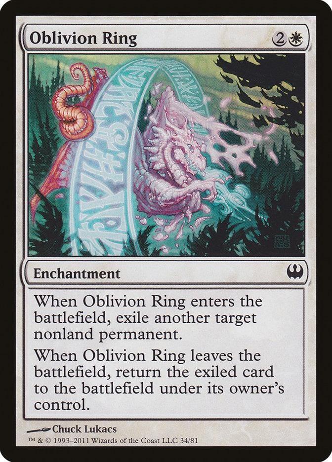 Oblivion Ring [Duel Decks: Knights vs. Dragons] - La Boîte Mystère ( The Mystery Box)