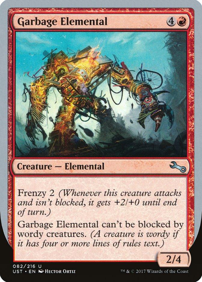 Garbage Elemental (2/4 Creature) [Unstable] - La Boîte Mystère ( The Mystery Box)