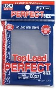 KMC PERFECT FIT TopLoader CLEAR SLEEVES 100C - La Boîte Mystère ( The Mystery Box)