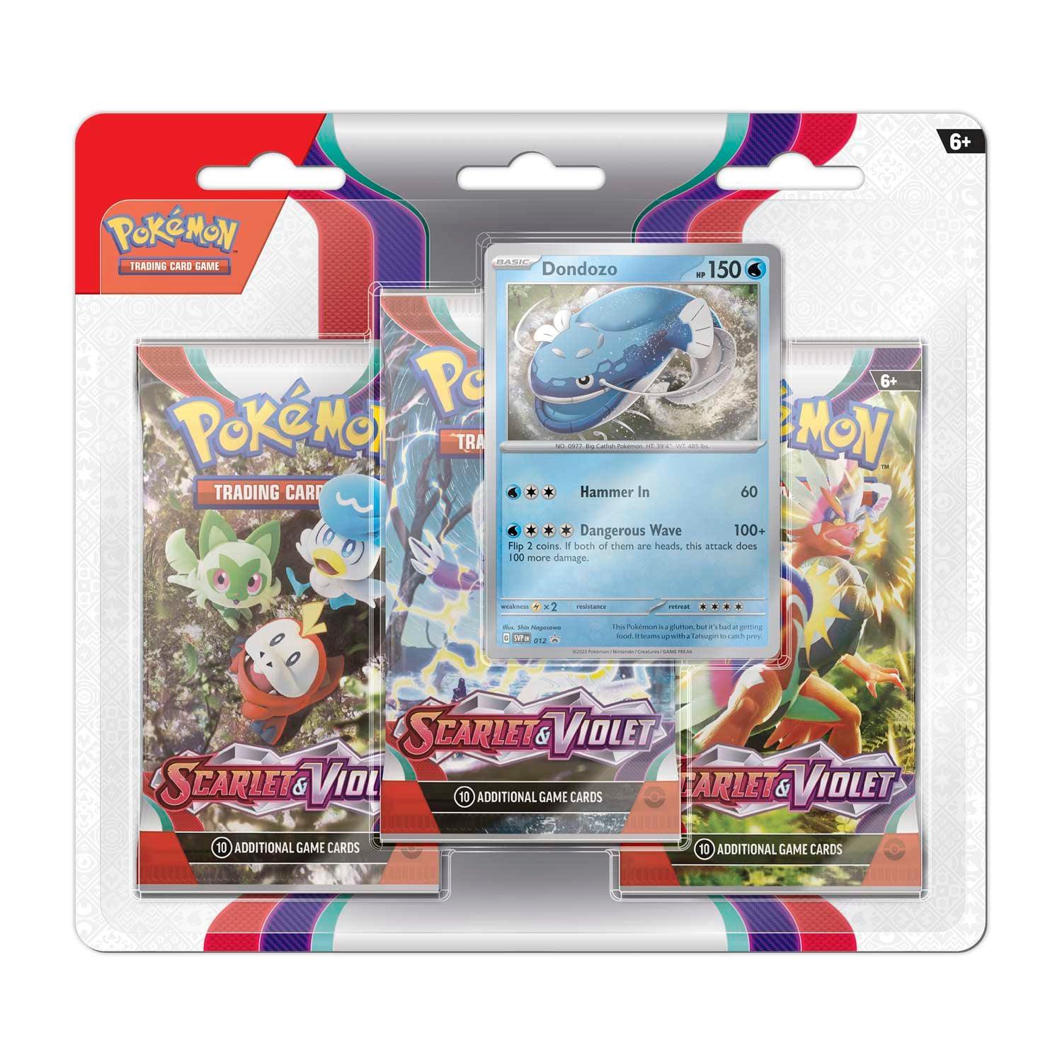 POKEMON SCARLET AND VIOLET 3PK (Dondozo) - La Boîte Mystère ( The Mystery Box)