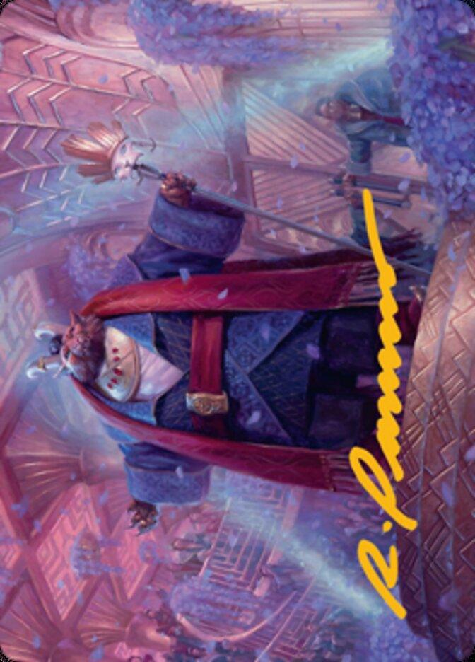 Jetmir, Nexus of Revels 1 Art Card (Gold-Stamped Signature) [Streets of New Capenna Art Series] - La Boîte Mystère ( The Mystery Box)