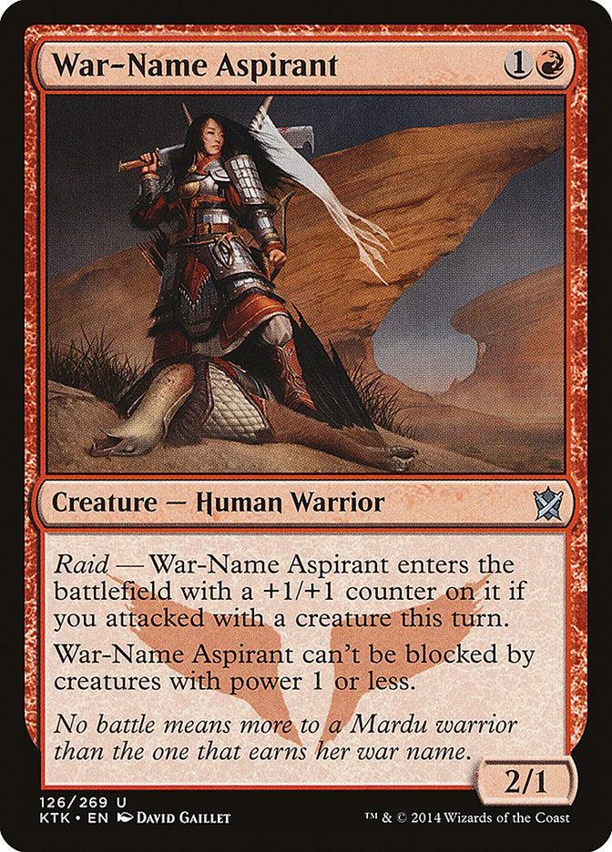 War-Name Aspirant [Khans of Tarkir] - La Boîte Mystère ( The Mystery Box)