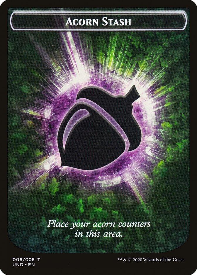 Giant Teddy Bear // Acorn Stash Double-sided Token [Unsanctioned Tokens] - La Boîte Mystère ( The Mystery Box)