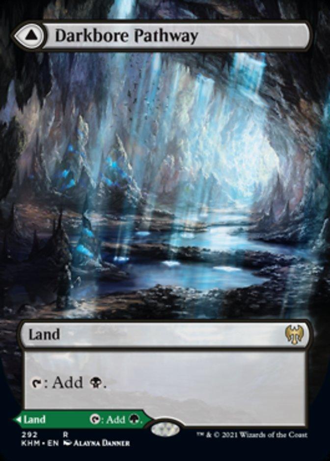 Darkbore Pathway // Slitherbore Pathway (Borderless Alternate Art) [Kaldheim] - La Boîte Mystère ( The Mystery Box)