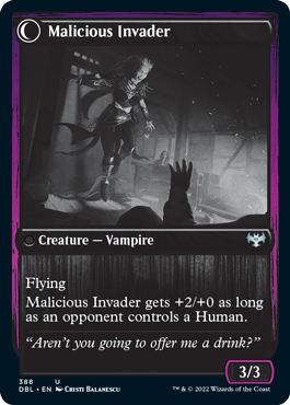 Innocent Traveler // Malicious Invader [Innistrad: Double Feature] - La Boîte Mystère ( The Mystery Box)