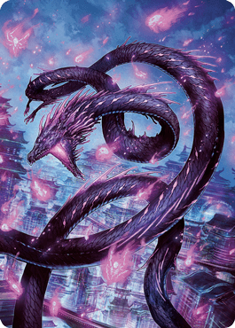 Junji, the Midnight Sky 2 Art Card [Kamigawa: Neon Dynasty Art Series] - La Boîte Mystère ( The Mystery Box)