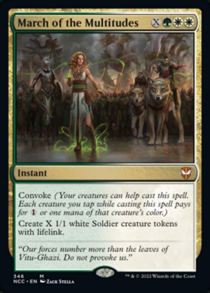 March of the Multitudes [Streets of New Capenna Commander] - La Boîte Mystère ( The Mystery Box)