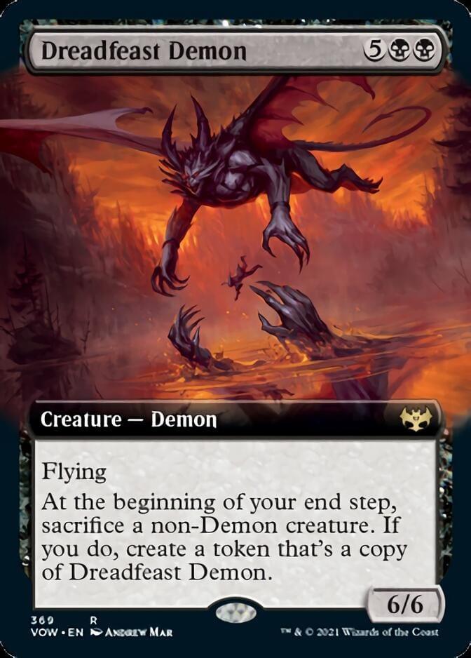 Dreadfeast Demon (Extended) [Innistrad: Crimson Vow] - La Boîte Mystère ( The Mystery Box)