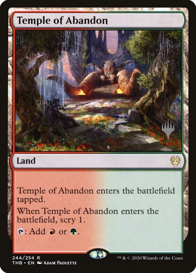 Temple of Abandon (Promo Pack) [Theros Beyond Death Promos] - La Boîte Mystère ( The Mystery Box)
