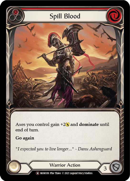 Spill Blood [U-MON109-RF] Unlimited Rainbow Foil - La Boîte Mystère ( The Mystery Box)
