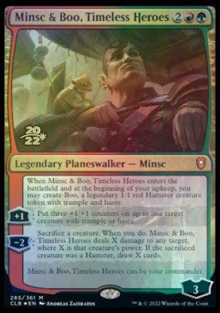 Minsc & Boo, Timeless Heroes [Commander Legends: Battle for Baldur's Gate Prerelease Promos] - La Boîte Mystère ( The Mystery Box)