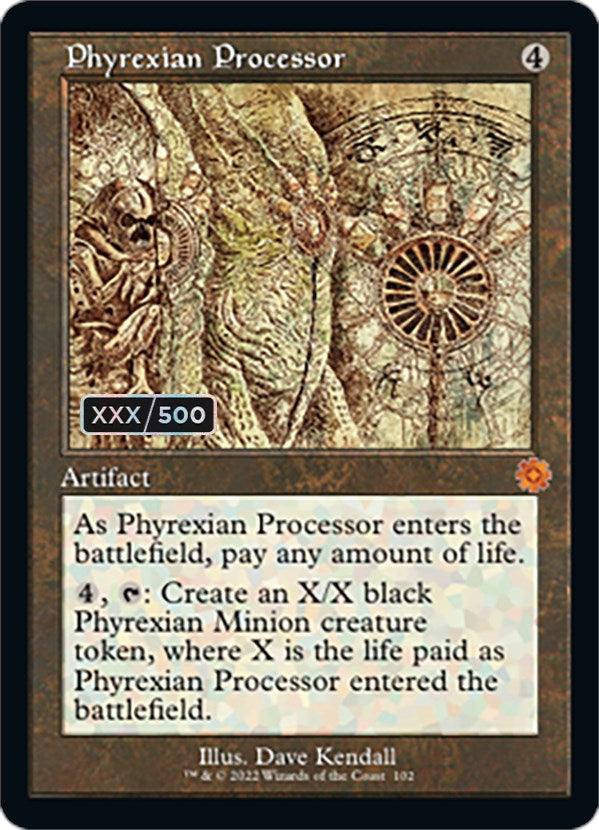 Phyrexian Processor (Retro Schematic) (Serial Numbered) [The Brothers' War Retro Artifacts] - La Boîte Mystère ( The Mystery Box)