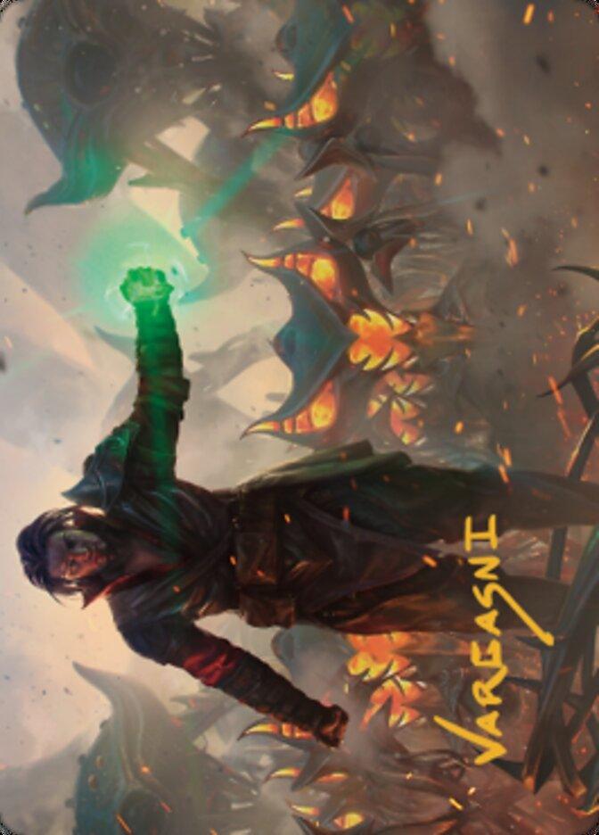 Mishra, Eminent One Art Card (Gold-Stamped Signature) [The Brothers' War Art Series] - La Boîte Mystère ( The Mystery Box)