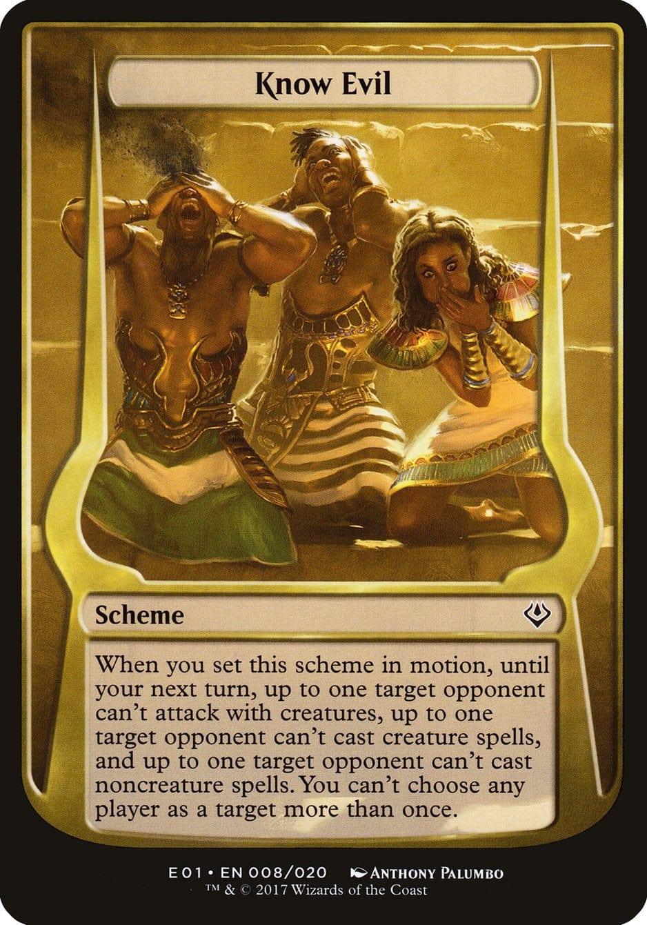Know Evil (Schemes) [Archenemy: Nicol Bolas Schemes] - La Boîte Mystère ( The Mystery Box)